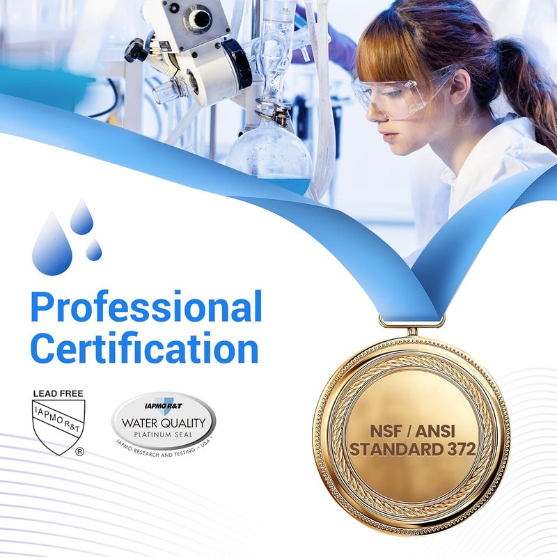 Filterlogic فلتر مياه معتمد NSF/ANSI 42&372، بديل لعناصر تنقية Berkey® BB9-2® السوداء ونظام فلترة الجاذبية Berkey®، عبوة من 2 - Image 2